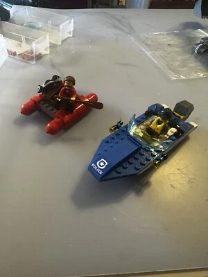 Lego City Wild River Escape Set 60176 100% Complete W Minifigures (No box) - Image 1 of 4