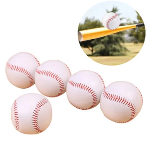 2pcs Soft Leather Safety Sport Practice & Trainning Base Ball BaseBall Softball - Picture 1 of 5