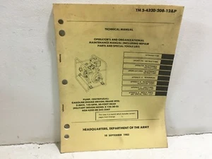 TM 5-4320-208-12&P. Manutenzione per Pompa, Centrifuga. Modello 2-125-50-G. Ristampa - Foto 1 di 4