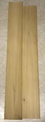 2 piezas madera dura álamo 1/2”x5-1/16” 6+ pies totales 1/40” y 1/37-3/4” Foto 1 de 4
