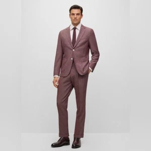 NWOT HUGO BOSS Luxury Performance Slim fit Suit Sz 42L - Picture 1 of 16