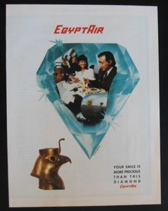 Egypt Air ad cut from a 1991 Magazine - Bild 1 von 1