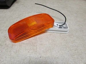 Glo Brite 118A/117R Replacement RV Trailer Truck Side Marker Light Amber 1 Wire - Picture 1 of 3