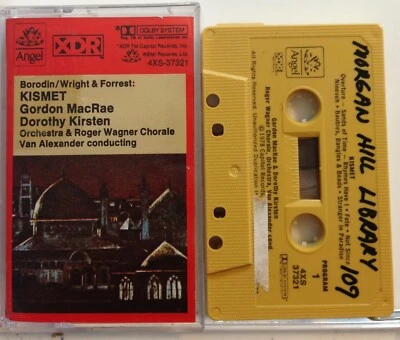 Gordon Macrae, Dorothy Kirsten, Robert Wagner Chorale: Kismet (Cassette Tape) - Image 1 of 2
