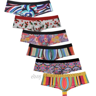 Hombres Maletín Abultado Boxers Ropa Interior Brazilain Bikini Natación Escasa Baúl Mini Pantalones Cortos  Foto 1 de 4