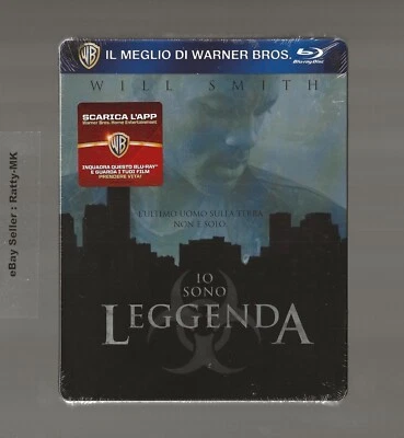 I AM LEGEND - ITALIAN IMPORT BLU RAY STEELBOOK - NEW & SEALED - Image 1 of 3