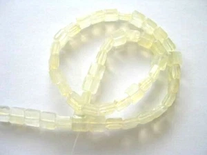 Pineapple quartz faceted square beads 8x8 mm. On sale!!! - Picture 1 of 4