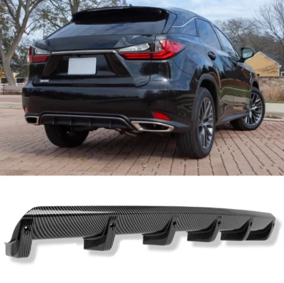 Carbon Rear Bumper Diffuser Splitter Spoiler Lip For Lexus RX300 RX330 RX350 - Image 1 of 4