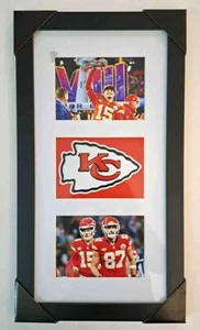 NFL Football Kansas City Chiefs Patrick Mahomes Glass Front frame 12in x 22in - Picture 1 of 1