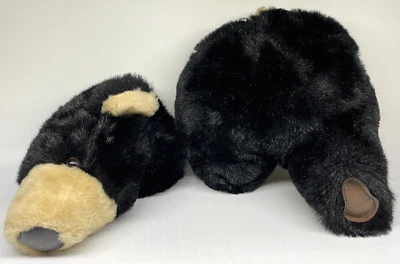 Hunting Bear Head and Butt Baby Nursery Wall Decor Soft Sculpture Diane Shapiro - Image 1 of 4