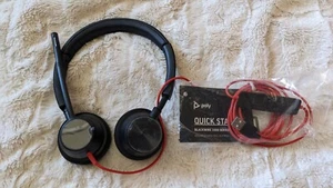 Poly Plantronics Blackwire 3320 3300 Series headset on-ear wired USB - Picture 1 of 3