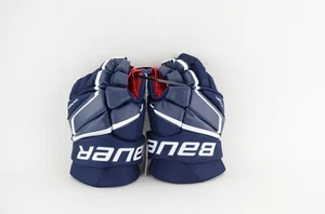 Bauer Vapor 3X Eishockey Handschuhe navy/weiß Intermediate Gr. 12 (0424-0186) - Bild 1 von 5
