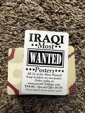 Iraqi Iraq Most Wanted Playing Cards 2003 American Made by Bicycle New Sealed