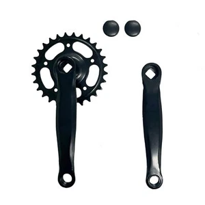 28T 152mm Crankset Bike Fixed Gear Crank Fixie Single Speed Crankset - Picture 1 of 5