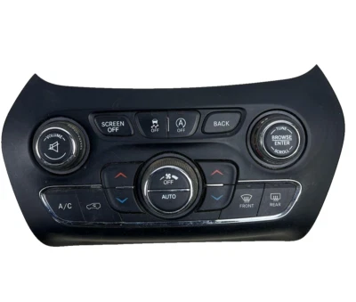 2015-18 JEEP CHEROKEE A/C HEATER CONTROL SWITCH W/DUAL ZONE 68293527AC OEM - Image 1 of 4