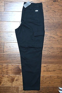 Armani Exchange A|X $160 Men's Stretch Cotton Black Cargo Pants 34 - Picture 1 of 10