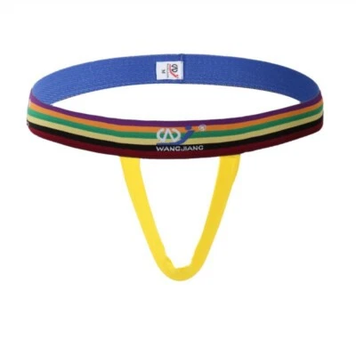 Tanga masculina respirável sexy elástica faixa elástica anel levantador sem alças - Imagem 1 de 4