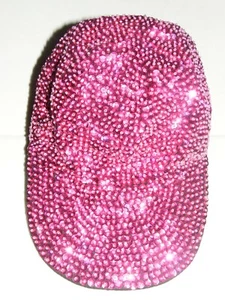GORRA GORRA DE BÉISBOL LENTEJUELAS FUSCHA NEÓN BRILLANTE COLOR ROSA CALIENTE BRILLANTE BONITO REGALO NUEVO - Imagen 1 de 3