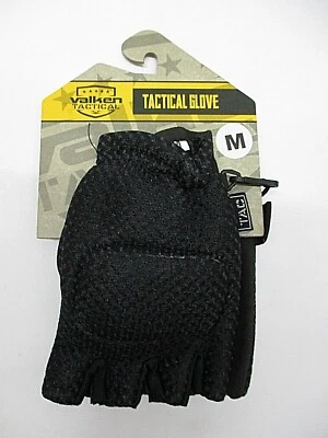 Valken V-Tac Medio Dedo Suave Espalda Guantes Acolchados - Paintball Airsoft - NUEVO - MED Foto 1 de 4