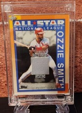 Ozzie Smith 2022 Jersey Fusion Game Used Swatch All Star National League Card  