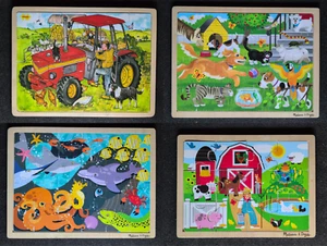 Melissa & Doug Holzpuzzle 4 Teile - Bild 1 von 5