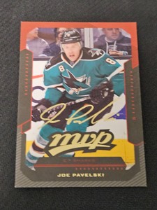2012-13 UPPER DECK UD MVP JOE PAVELSKI #41 GOLD SCRIPT