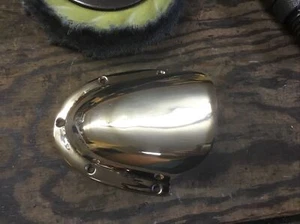 Vintage Polished Bronze Boat Vent  4 3/4” Wide By 5 1/2 “  Long  - Picture 1 of 4