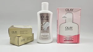 4 Stück Beauty Fluid Gesicht & Körper Feuchtigkeitsfluid + Reinigungsmilch + 2x Beauty Bar - Bild 1 von 14
