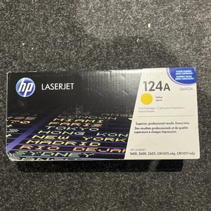 Genuine HP Q6002A 124A Yellow Toner Cartridge - - Picture 1 of 4