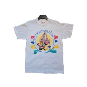 Camisa Vintage Disney World Pequeña 25 Aniversario Castillo Hora de Recordar 1996 - Imagen 1 de 13