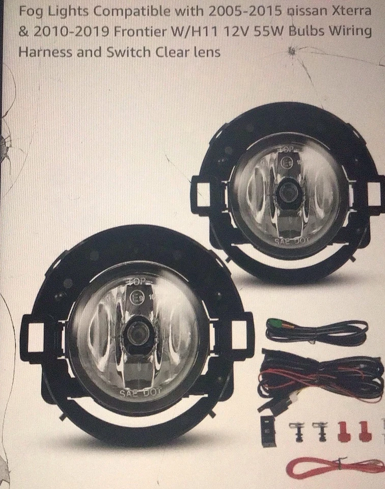 Conjunto de luces antiniebla - Nissan Xterra 2005 a 2015 ☼ Foto 1 de 1