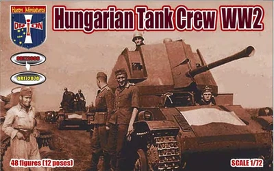 ORION 1:72 WORLD WAR II 0RI72069 HUNGARIAN TANK CREW 48 FIGURES/12 POSES (BROWN) - image 1 of 2