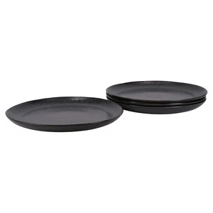 BIA Cordon Bleu S/4 Serene 10.25", Black Creme Dinner Plates, Contains 4 Pieces - Picture 1 of 1