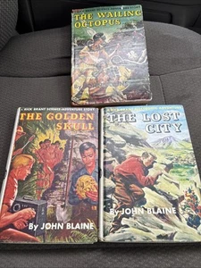 3 Rick Brant The Wailing Octopus, Golden Skull & Lost City Science-Adventure - Picture 1 of 5