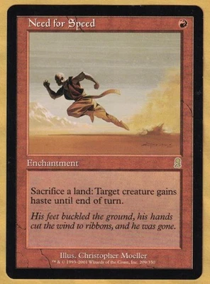 Need For Speed   (Odyssey,  English,  Rare,  2001)   MTG - Image 1 of 2