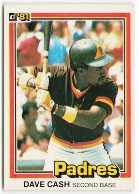 1981 Dave Cash Donruss - San Diego Padres - Image 1 of 2