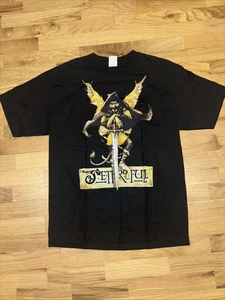 JETHRO TULL 2011 Medium T-Shirt Double Sided Tour Dates Band Tee - Picture 1 of 5