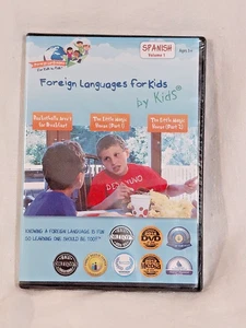NEW Sealed Foreign Languages For Kids By Kids Spanish Levels 1 2 3 Volume 1 DVD - Picture 1 of 2