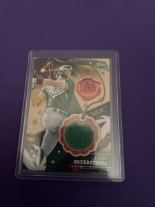 2024 Topps Holiday - Relics Tyler Soderstrom #RC-TS (MEM, RC) - Bild 1 von 6