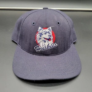 UConn Huskies Vintage 1990s SnapBack Hat Made In USA Legacy - Picture 1 of 10