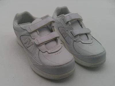 New Balance 577 步行鞋女式 6.5 码白色钩环 ABZORB — 第 1/4 张图片