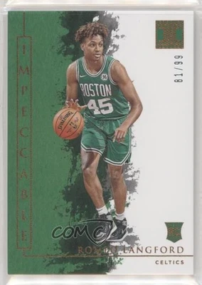 2019-20 Panini Impeccable /99 Romeo Langford #2 Rookie RC - Image 1 of 2