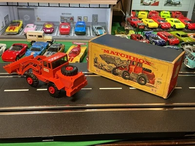 Matchbox Lesney Vintage K-3 Hatra Tractor Pala King Size Series Caja Original Foto 1 de 4