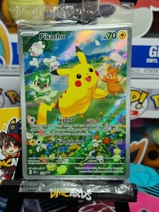 Pokemon Pikachu SVP 088 | Promo Avventura a Paldea Italiano | Sealed + 3 PROMO - Foto 1 di 2