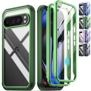 For Google Pixel 9 Pro XL 5G Case Poetic Built-in Screen Shockproof Clear Cover - Picture 1 of 25