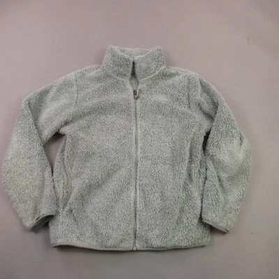 North Face Jacket Girls XL Gray Fleece Pockets Lightweight Outdoors Full Zip - Image 1 of 4