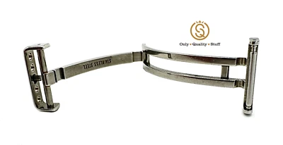 Alain Silberstein Pikto  Chiusura Acciaio Steel Clasp Deployante  Originale - Immagine 1 di 3