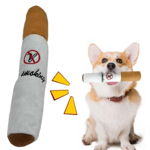 Giggles Interactive Cigarettes Dog Toy Teething Toys Squeaky Cigars Plush NEW TK - Picture 1 of 12