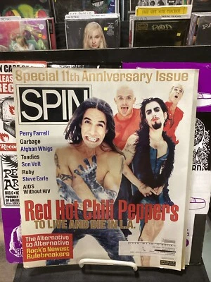 SPIN MAGAZINE - APRIL 1996 - 11th Anniversary Issue - RED HOT CHILI PEPPERS - Image 1 of 3