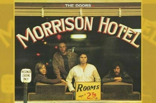 THE DOORS 1970 PROMOTIONAL POSTER FOR THE ALBUM "MORRISON HOTEL" - Image 1 of 1